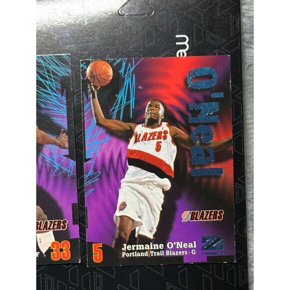 1997-98 SkyBox Z-Force Franz Portland Trail Blazers 10 Card Lot (7 Players) - Picture 14 of 16